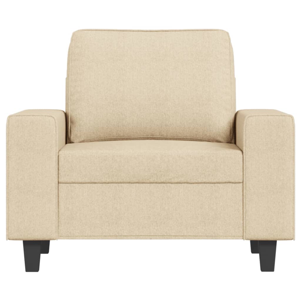 Fauteuil 60 cm stof crèmekleurig is nu te koop bij PeponiXL, paradijselijk wonen!