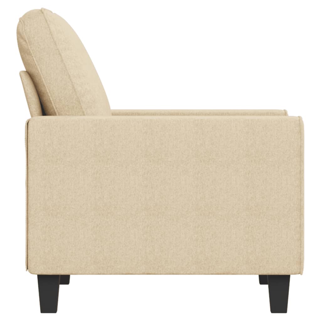 Fauteuil 60 cm stof crèmekleurig is nu te koop bij PeponiXL, paradijselijk wonen!