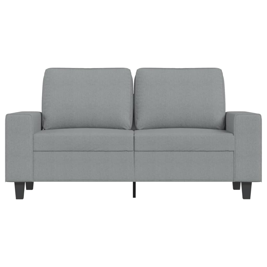 Tweezitsbank 120 cm stof lichtgrijs is nu te koop bij PeponiXL, paradijselijk wonen!
