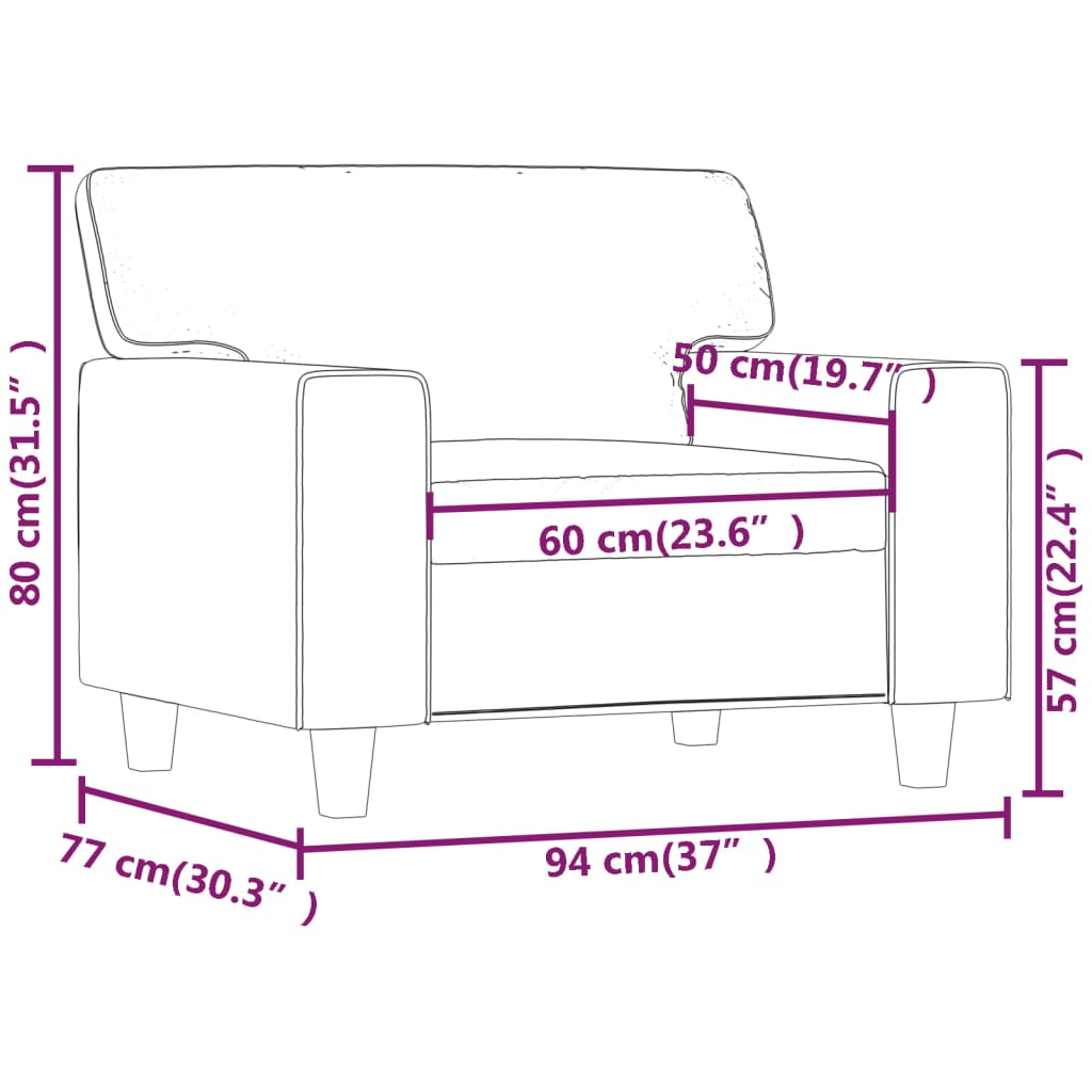 Fauteuil 60 cm kunstleer zwart is nu te koop bij PeponiXL, paradijselijk wonen!