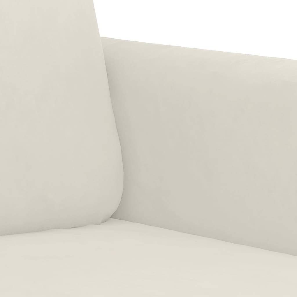 Fauteuil 60 cm fluweel crèmekleurig is nu te koop bij PeponiXL, paradijselijk wonen!
