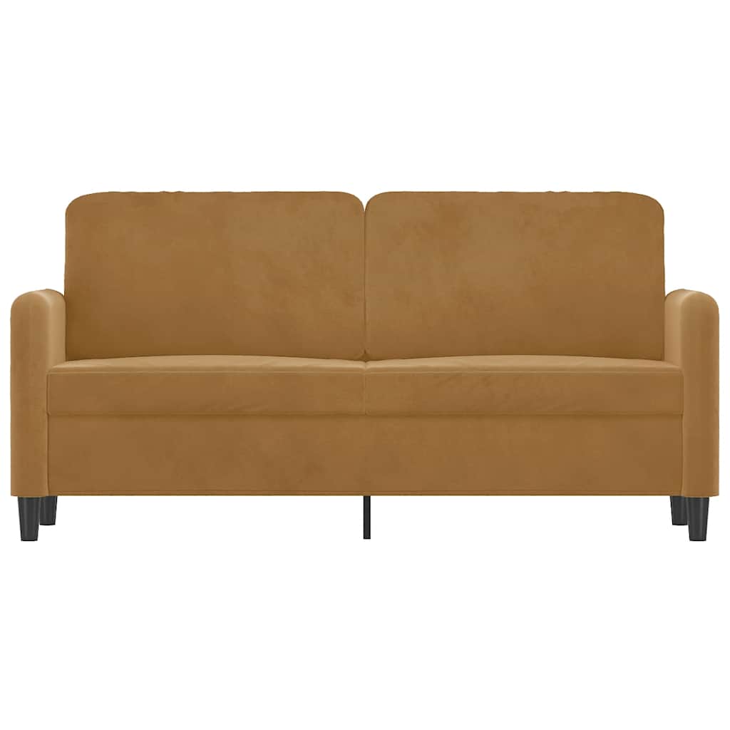Tweezitsbank 140 cm stof bruin is nu te koop bij PeponiXL, paradijselijk wonen!