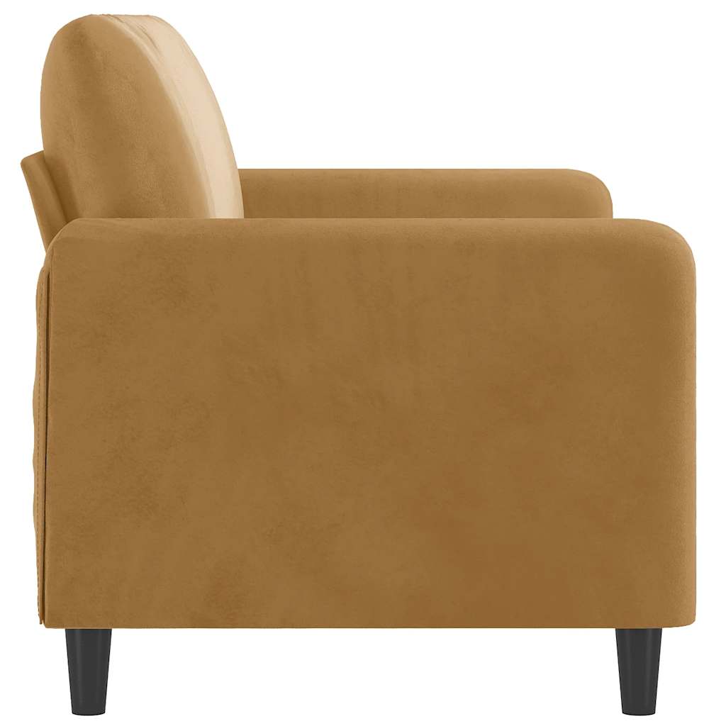 Tweezitsbank 140 cm stof bruin is nu te koop bij PeponiXL, paradijselijk wonen!