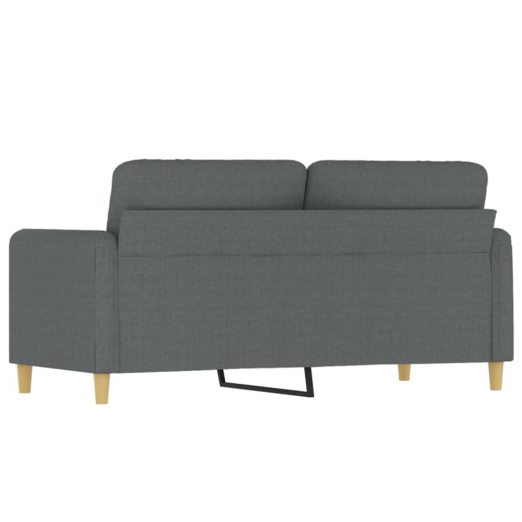 Tweezitsbank 140 cm stof donkergrijs is nu te koop bij PeponiXL, paradijselijk wonen!