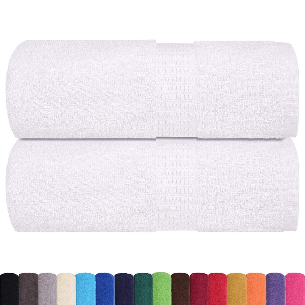 Washandjes FROGN 2 st 15x21 cm 360 g/m² wit
