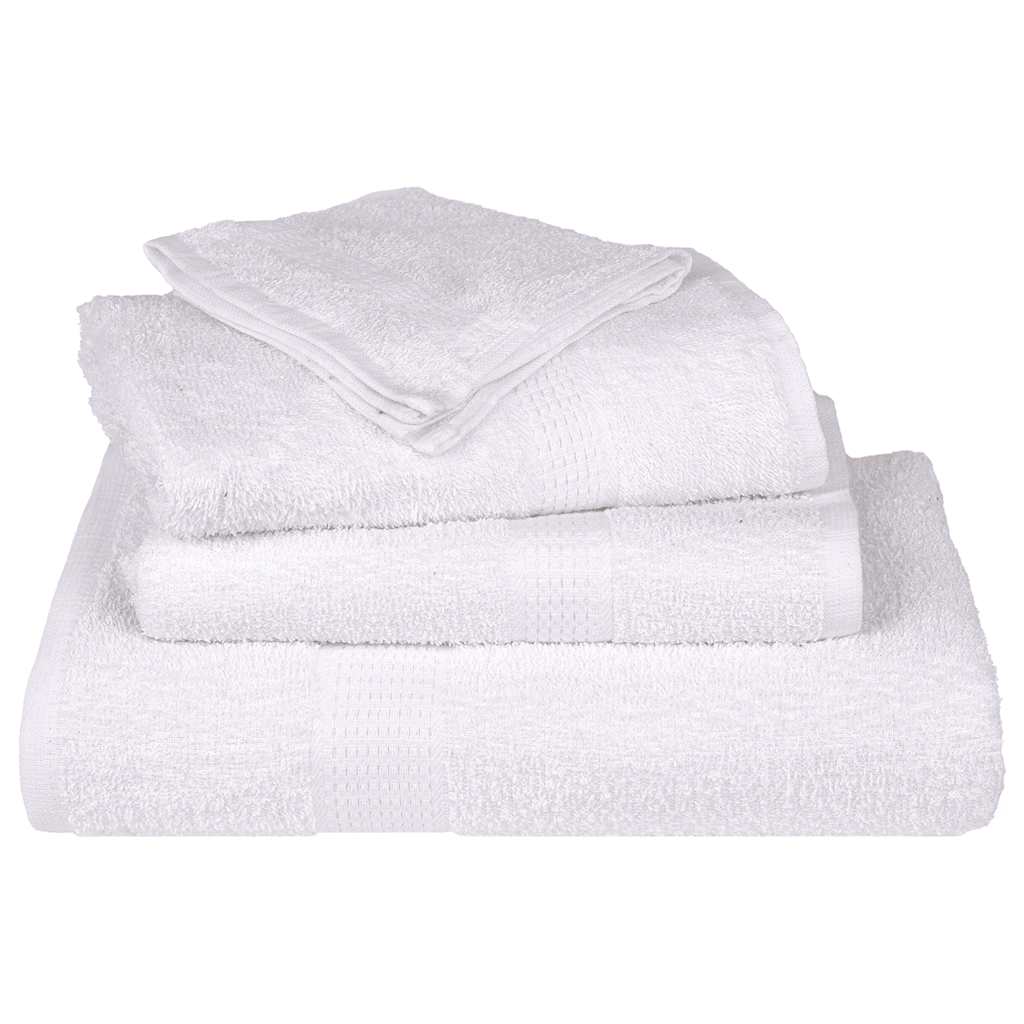 Washandjes FROGN 2 st 15x21 cm 360 g/m² wit