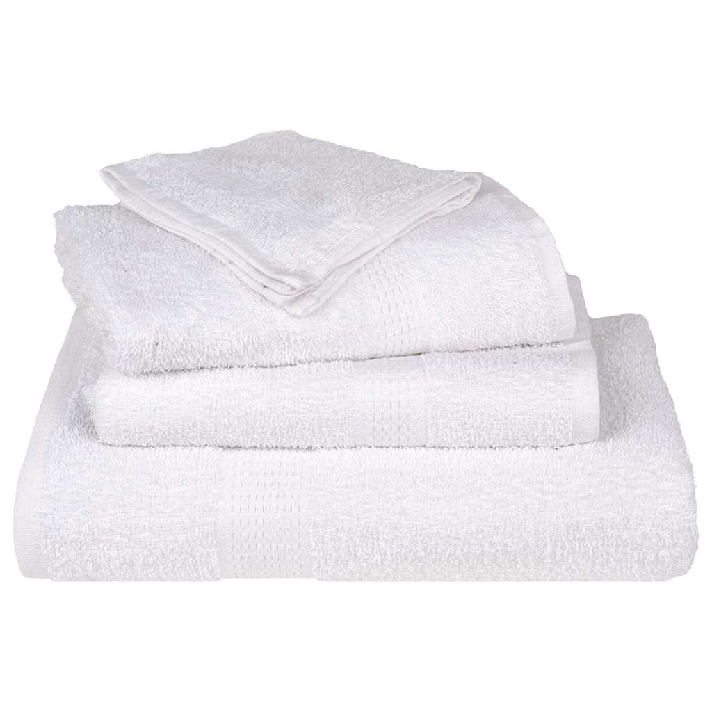 Handdoeken FROGN 10 st 50x100 cm 360 g/m² wit is nu te koop bij PeponiXL, paradijselijk wonen!