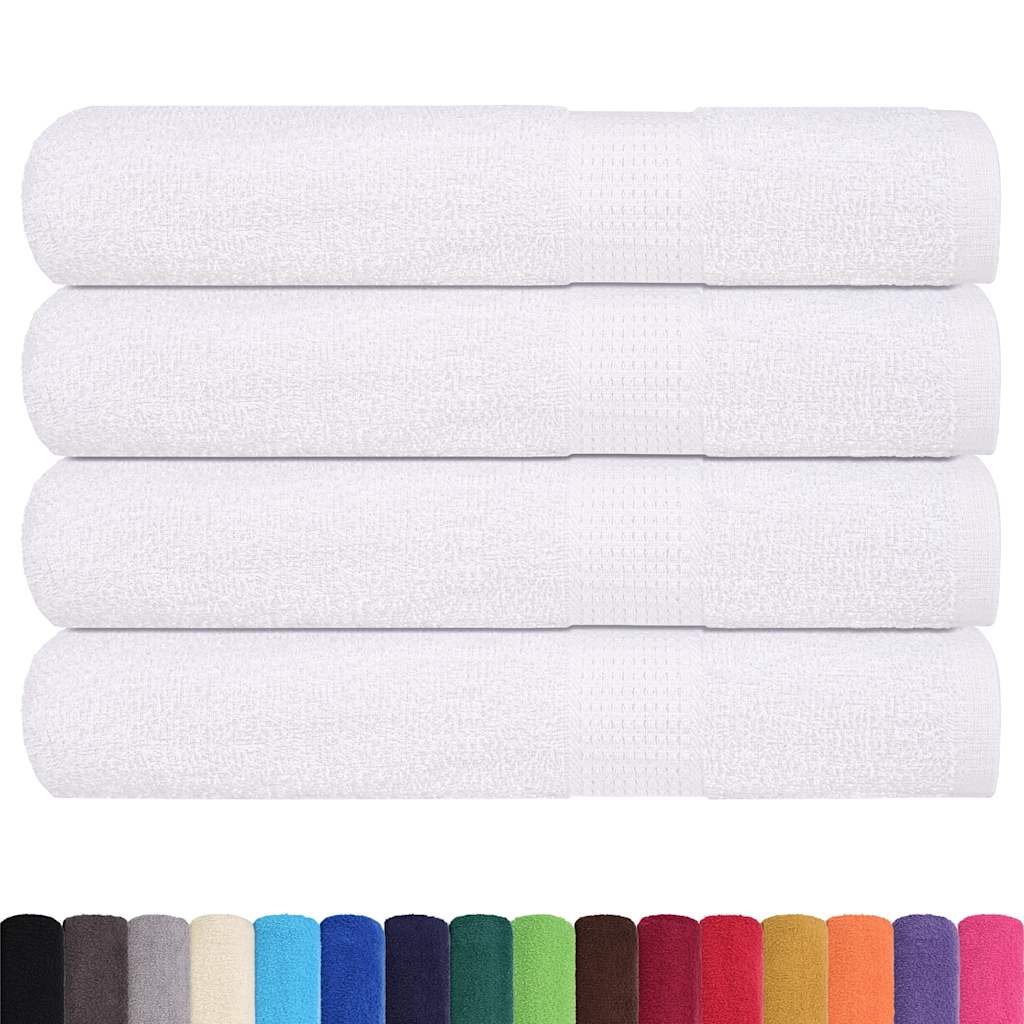 Saunahanddoeken FROGN 4 st 80x200 cm 360 g/m² wit is nu te koop bij PeponiXL, paradijselijk wonen!
