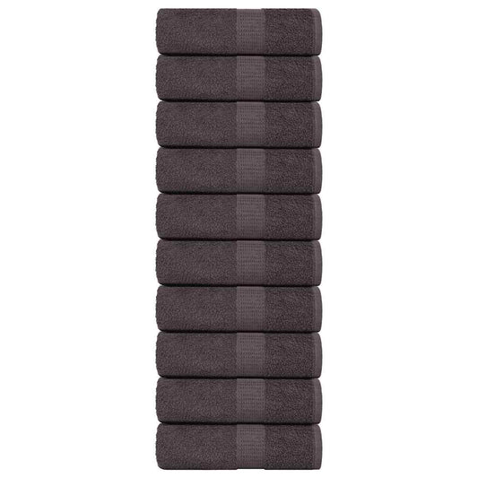 Gastendoekjes FROGN 10 st 30x50 cm 360 g/m² antraciet is nu te koop bij PeponiXL, paradijselijk wonen!