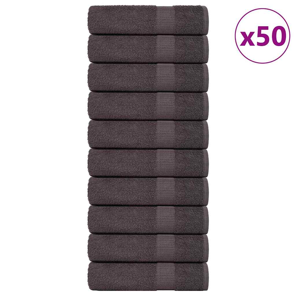 Handdoeken FROGN 50 st 50x100 cm 360 g/m² antraciet is nu te koop bij PeponiXL, paradijselijk wonen!