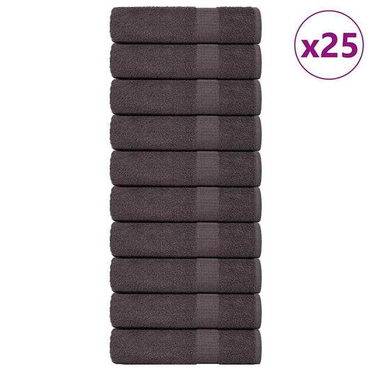 Badhanddoeken FROGN 25 st 100x150 cm 360 g/m² antraciet is nu te koop bij PeponiXL, paradijselijk wonen!