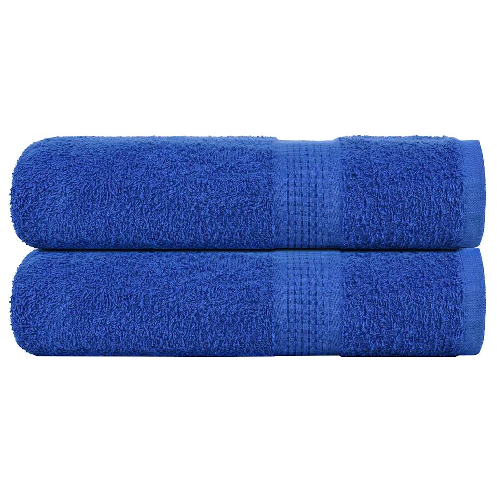 Handdoeken FROGN 2 st 50x100 cm 360 g/m² blauw is nu te koop bij PeponiXL, paradijselijk wonen!