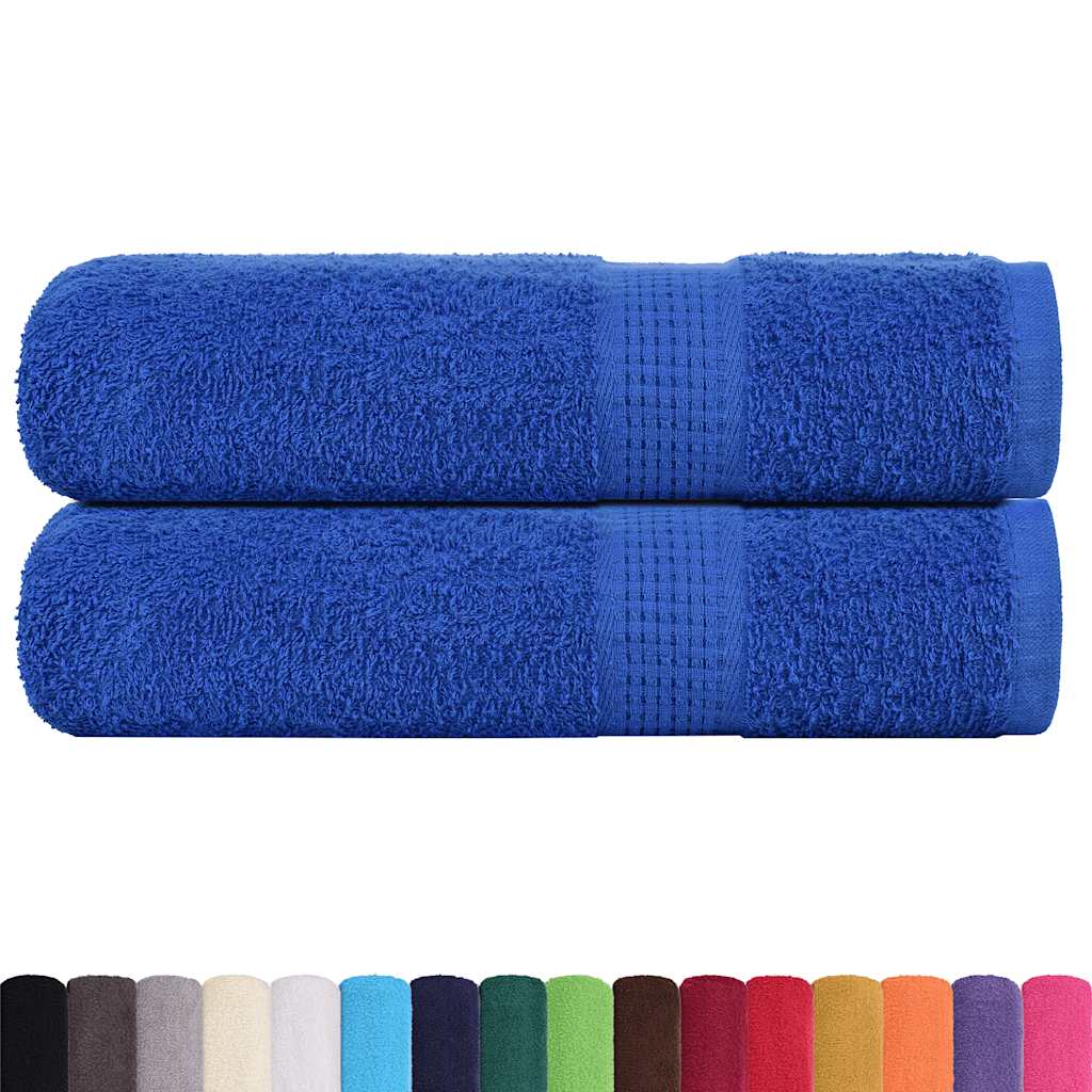 Handdoeken FROGN 2 st 50x100 cm 360 g/m² blauw is nu te koop bij PeponiXL, paradijselijk wonen!