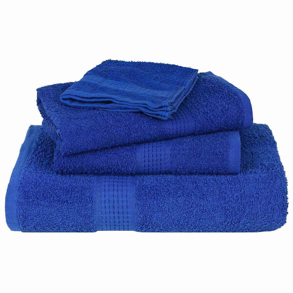 Handdoeken FROGN 4 st 50x100 cm 360 g/m² blauw is nu te koop bij PeponiXL, paradijselijk wonen!