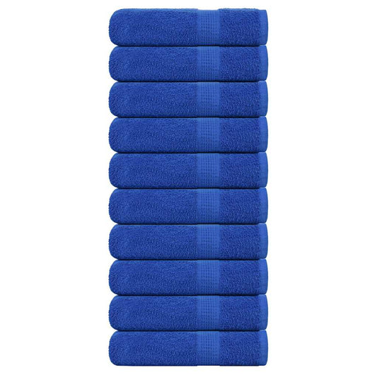 Handdoeken FROGN 10 st 50x100 cm 360 g/m² blauw is nu te koop bij PeponiXL, paradijselijk wonen!