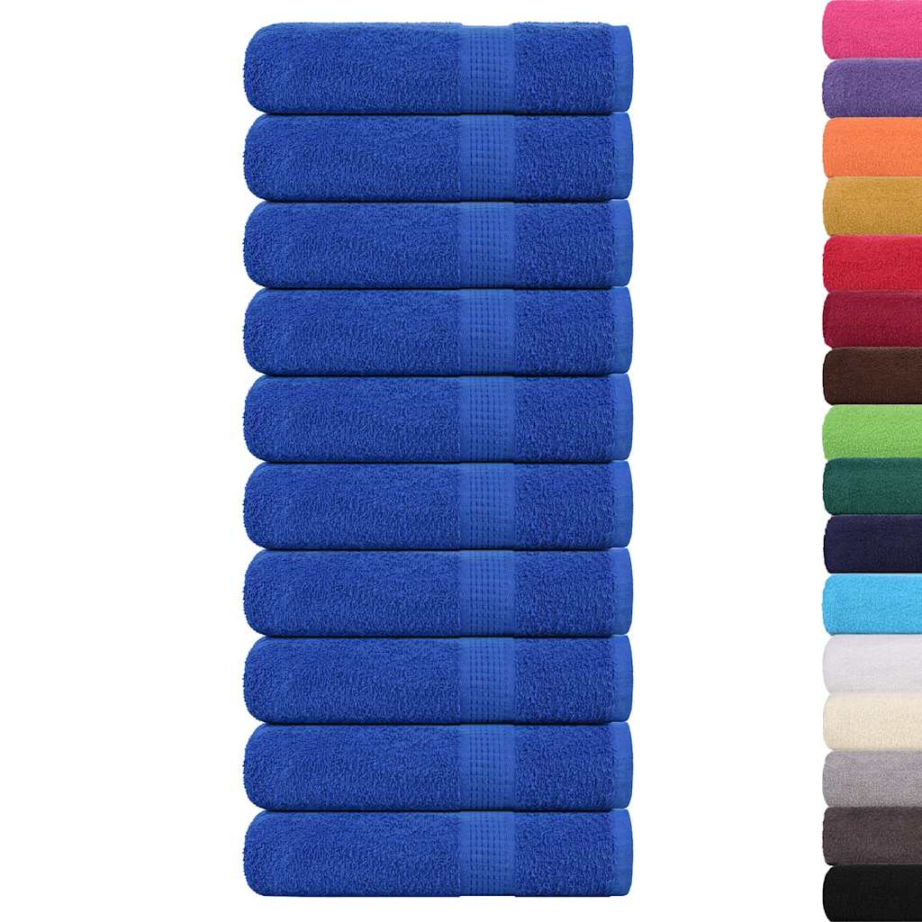 Handdoeken FROGN 10 st 50x100 cm 360 g/m² blauw is nu te koop bij PeponiXL, paradijselijk wonen!