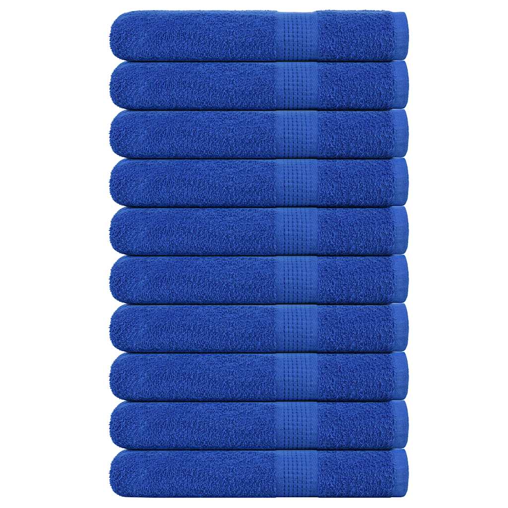 Handdoeken FROGN 10 st 100x200 cm 360 g/m² blauw is nu te koop bij PeponiXL, paradijselijk wonen!