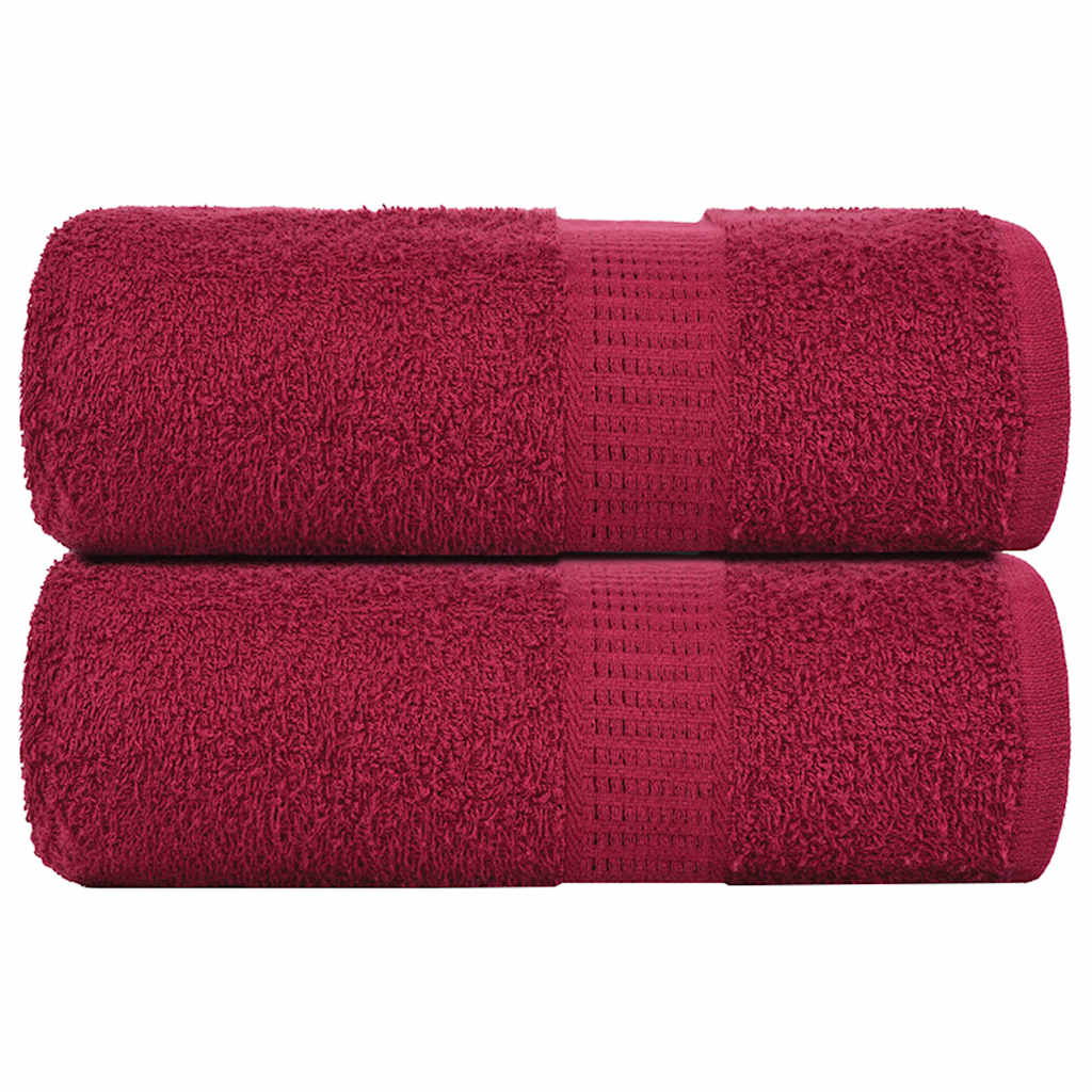 Washandjes FROGN 2 st 30x30 cm 360 g/m² bordeaux is nu te koop bij PeponiXL, paradijselijk wonen!
