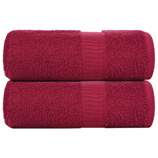 Washandjes FROGN 2 st 30x30 cm 360 g/m² bordeaux is nu te koop bij PeponiXL, paradijselijk wonen!