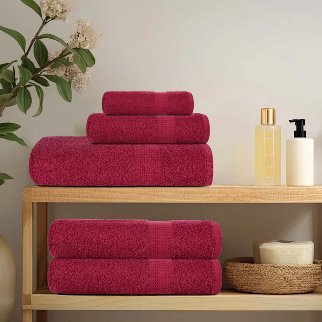 Washandjes FROGN 2 st 30x30 cm 360 g/m² bordeaux is nu te koop bij PeponiXL, paradijselijk wonen!
