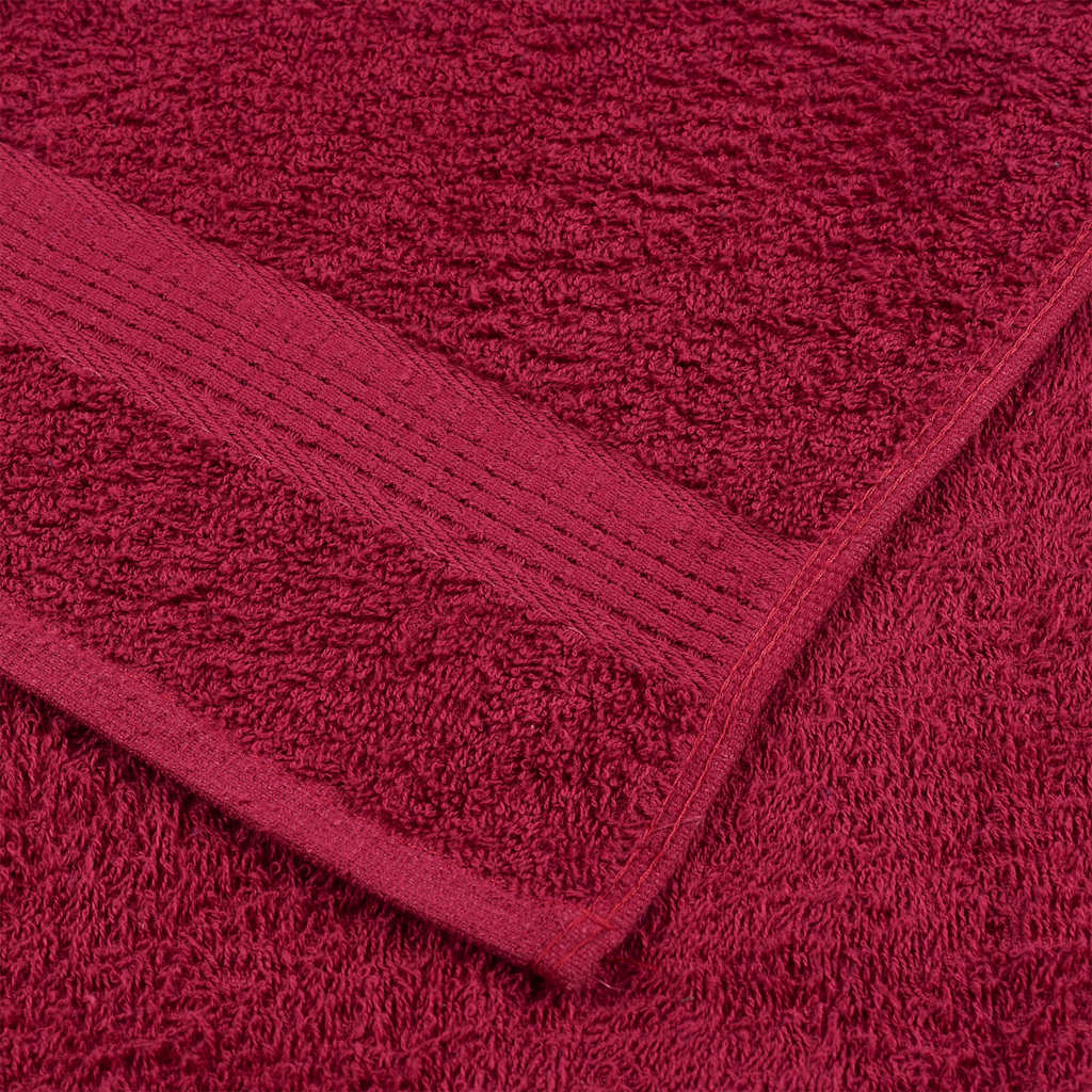 Douchehanddoeken FROGN 10 st 70x140 cm 360 g/m² bordeaux is nu te koop bij PeponiXL, paradijselijk wonen!