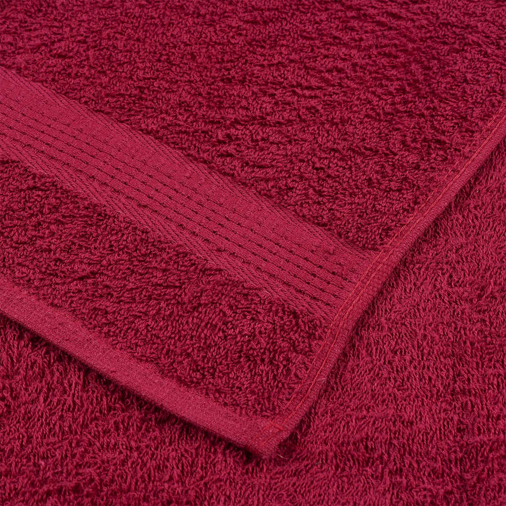 Saunahanddoeken FROGN 10 st 80x200 cm 360 g/m² bordeaux is nu te koop bij PeponiXL, paradijselijk wonen!