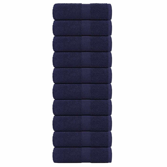 Washandjes FROGN 10 st 30x30 cm 360 g/m² marineblauw is nu te koop bij PeponiXL, paradijselijk wonen!