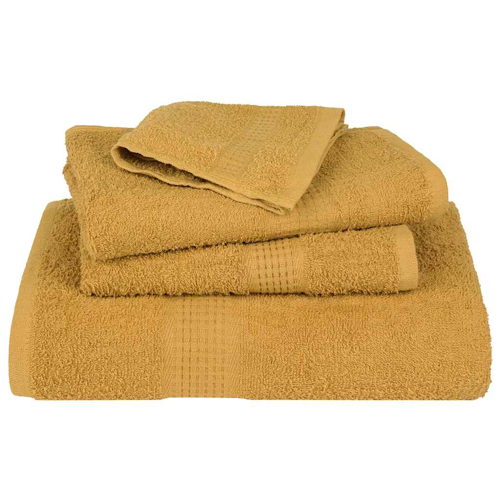 Washandjes FROGN 2 st 30x30 cm 360 g/m² goud is nu te koop bij PeponiXL, paradijselijk wonen!