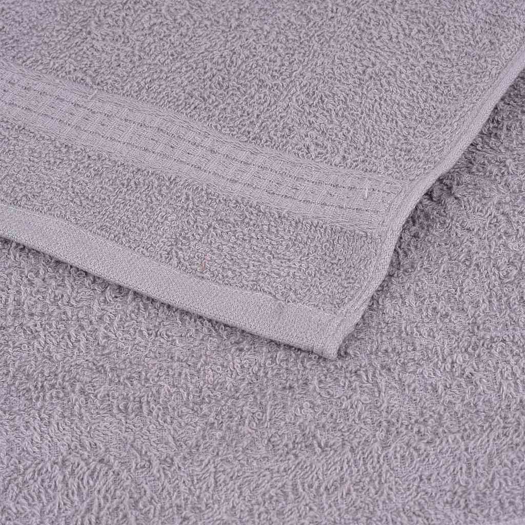 Douchehanddoeken FROGN 4 st 70x140 cm 360 g/m² grijs is nu te koop bij PeponiXL, paradijselijk wonen!