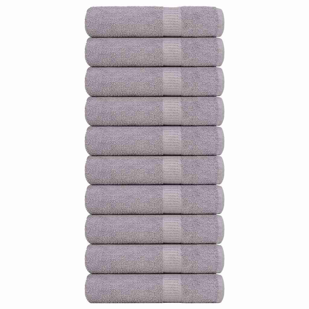 Badhanddoeken FROGN 10 st 100x150 cm 360 g/m² grijs is nu te koop bij PeponiXL, paradijselijk wonen!