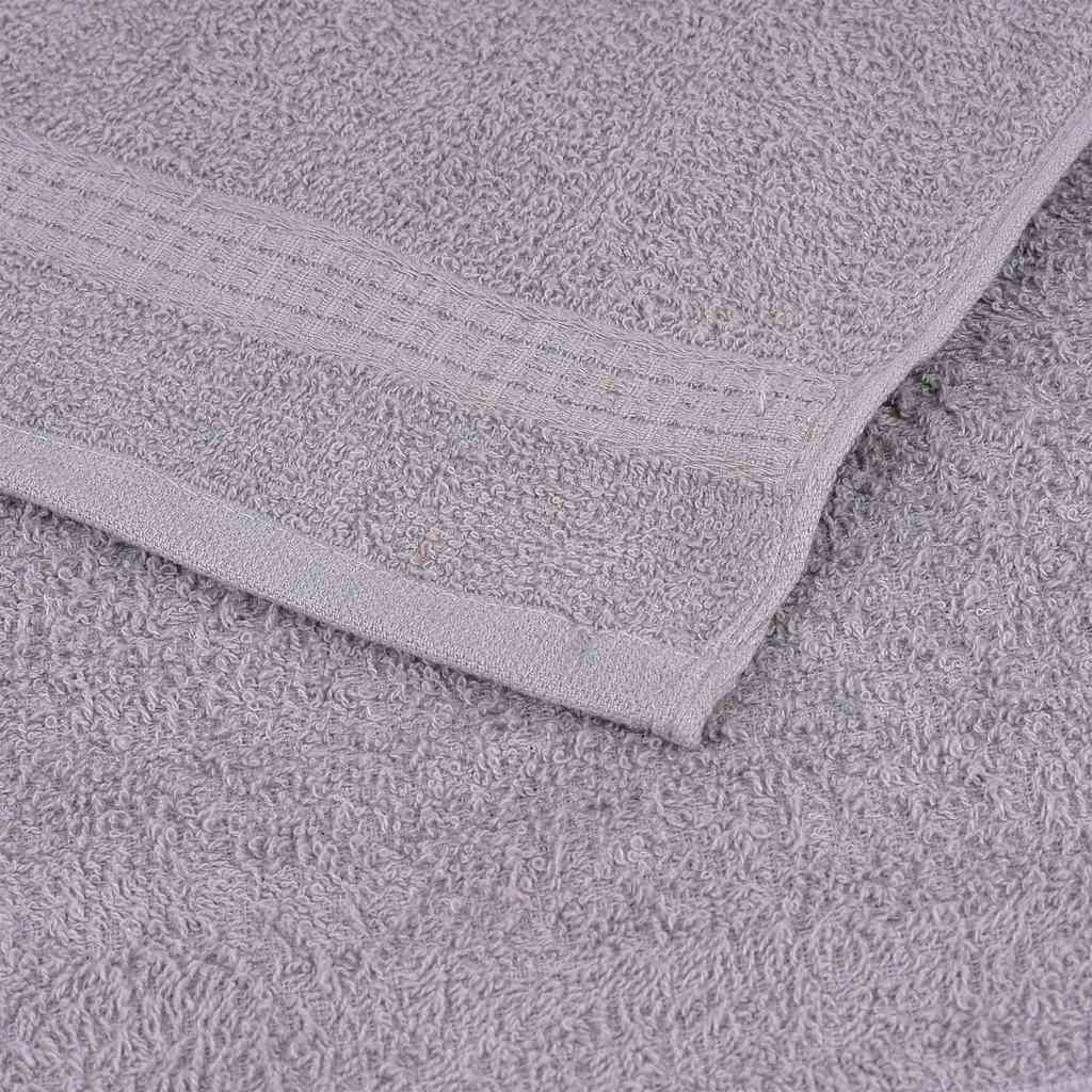 Badhanddoeken FROGN 10 st 100x150 cm 360 g/m² grijs is nu te koop bij PeponiXL, paradijselijk wonen!