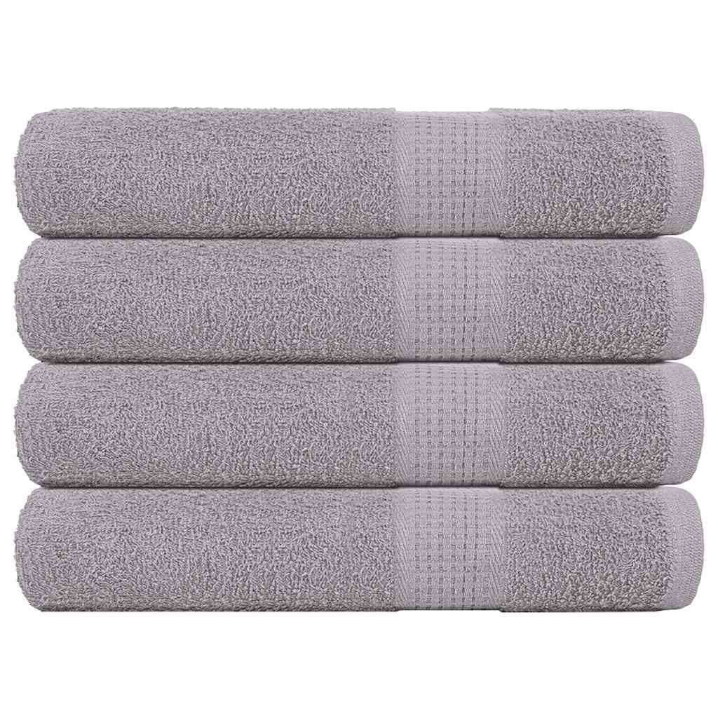 Saunahanddoeken FROGN 4 st 80x200 cm 360 g/m² grijs is nu te koop bij PeponiXL, paradijselijk wonen!