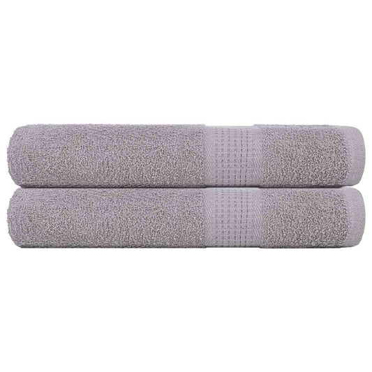 Handdoeken FROGN 2 st 100x200 cm 360 g/m² grijs is nu te koop bij PeponiXL, paradijselijk wonen!