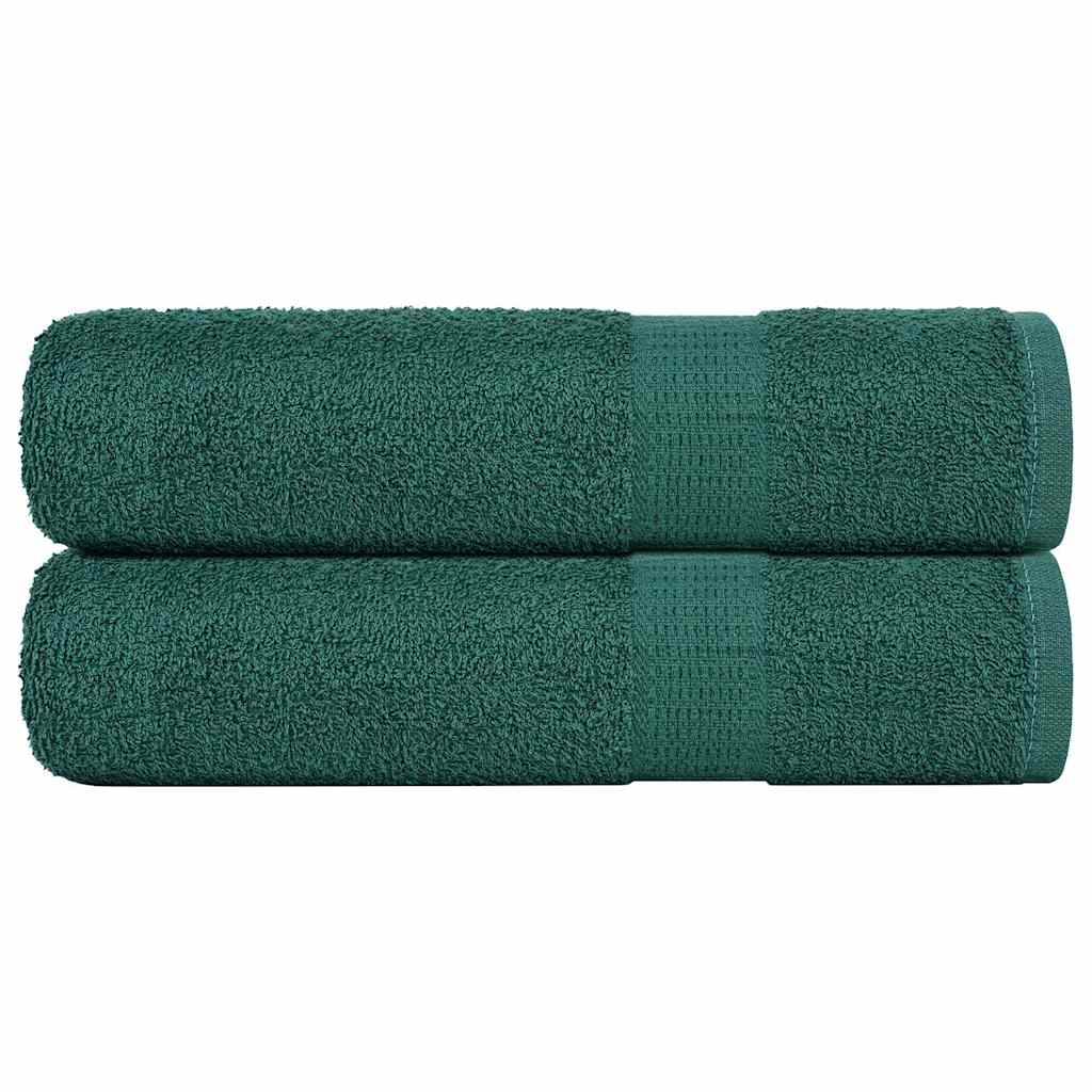 Douchehanddoeken FROGN 2 st 70x140 cm 360 g/m² groen is nu te koop bij PeponiXL, paradijselijk wonen!