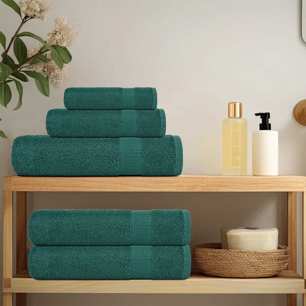 Douchehanddoeken FROGN 2 st 70x140 cm 360 g/m² groen is nu te koop bij PeponiXL, paradijselijk wonen!
