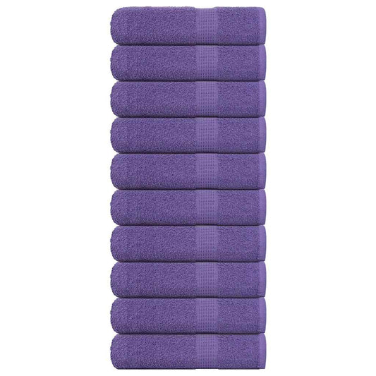 Douchehanddoeken FROGN 10 st 70x140 cm 360 g/m² paars is nu te koop bij PeponiXL, paradijselijk wonen!