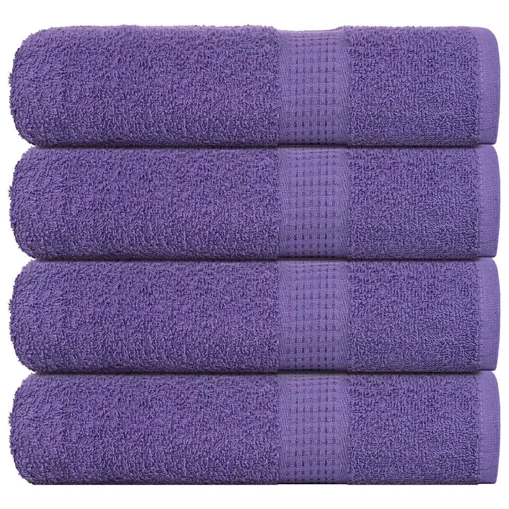 Badhanddoeken FROGN 4 st 100x150 cm 360 g/m² paars is nu te koop bij PeponiXL, paradijselijk wonen!