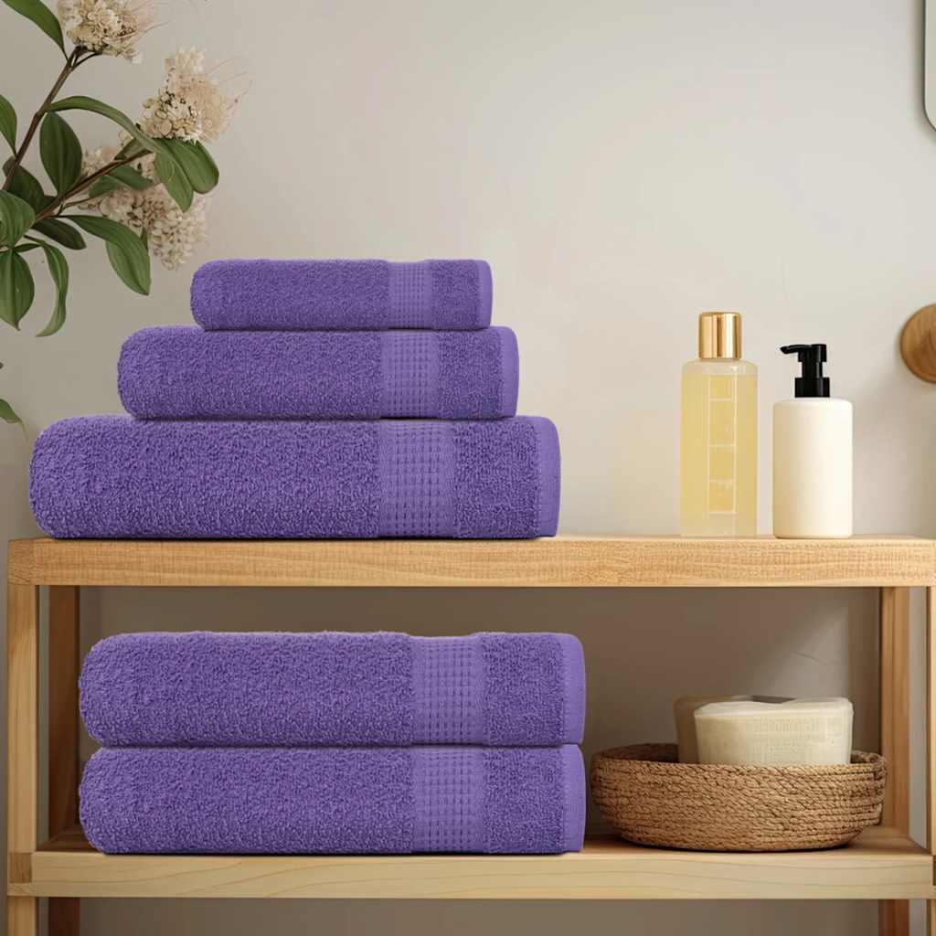 Badhanddoeken FROGN 4 st 100x150 cm 360 g/m² paars is nu te koop bij PeponiXL, paradijselijk wonen!