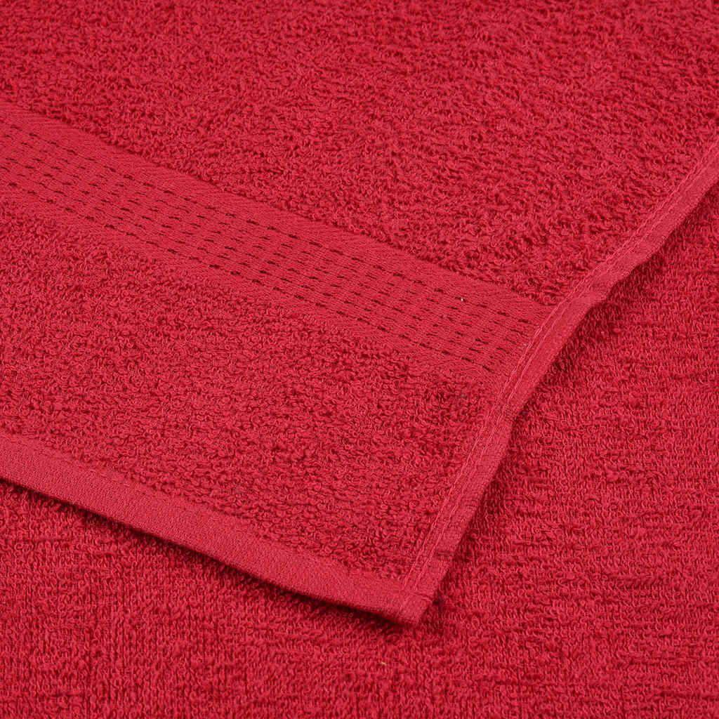 Douchehanddoeken FROGN 2 st 70x140 cm 360 g/m² rood is nu te koop bij PeponiXL, paradijselijk wonen!