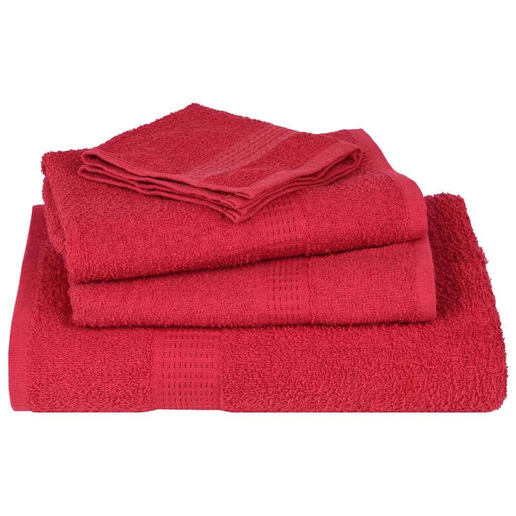 Badhanddoeken FROGN 2 st 100x150 cm 360 g/m² rood is nu te koop bij PeponiXL, paradijselijk wonen!
