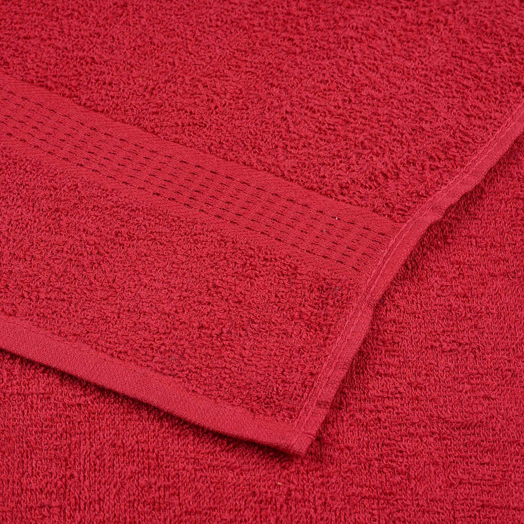 Handdoeken FROGN 4 st 100x200 cm 360 g/m² rood is nu te koop bij PeponiXL, paradijselijk wonen!
