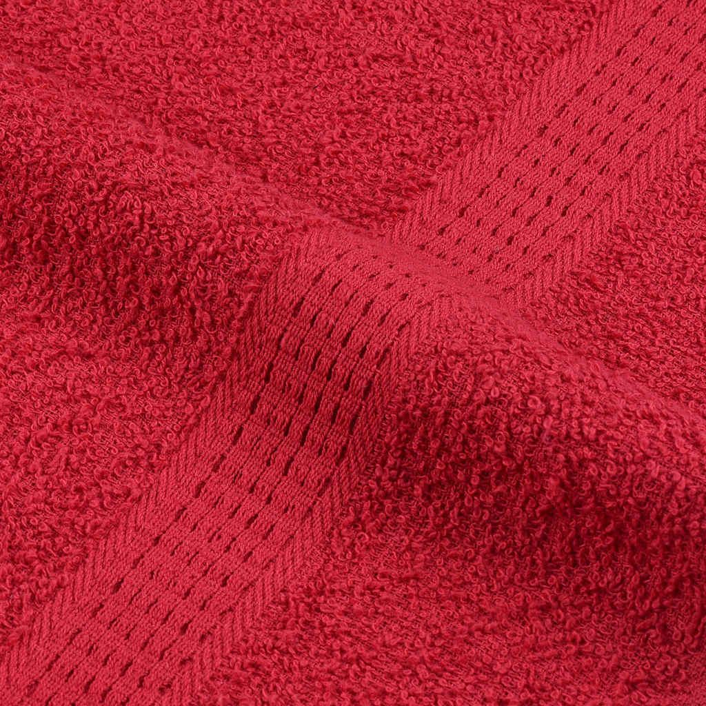 Handdoeken FROGN 10 st 100x200 cm 360 g/m² rood is nu te koop bij PeponiXL, paradijselijk wonen!