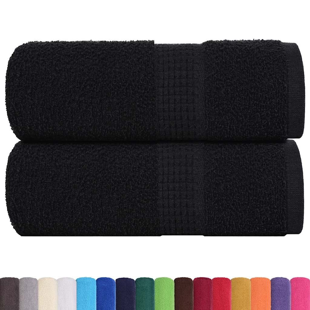 Gastendoekjes FROGN 2 st 30x50 cm 360 g/m² zwart is nu te koop bij PeponiXL, paradijselijk wonen!