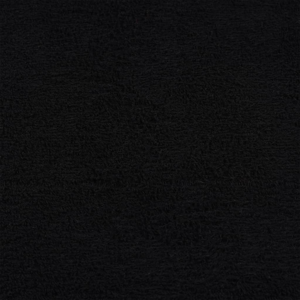 Handdoeken FROGN 4 st 50x100 cm 360 g/m² zwart is nu te koop bij PeponiXL, paradijselijk wonen!