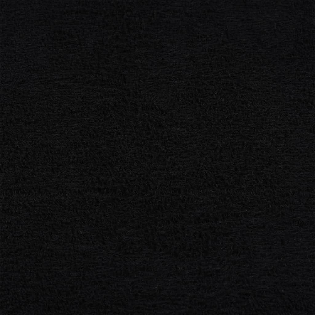 Badhanddoeken FROGN 2 st 100x150 cm 360 g/m² zwart is nu te koop bij PeponiXL, paradijselijk wonen!