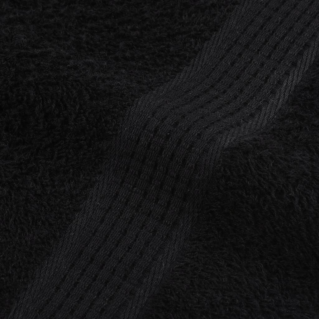 Badhanddoeken FROGN 2 st 100x150 cm 360 g/m² zwart is nu te koop bij PeponiXL, paradijselijk wonen!
