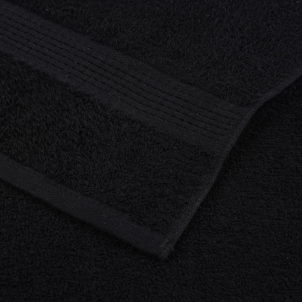Handdoeken FROGN 4 st 100x200 cm 360 g/m² zwart is nu te koop bij PeponiXL, paradijselijk wonen!