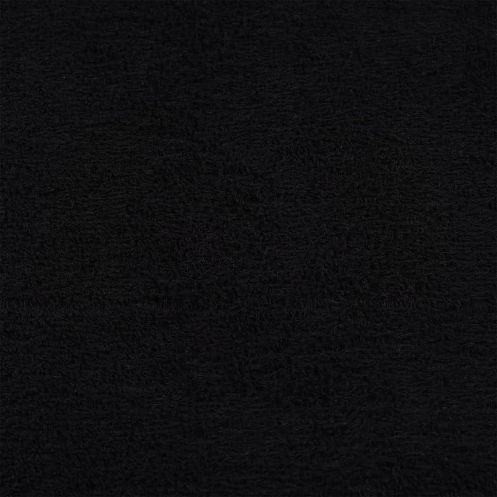 Handdoeken FROGN 10 st 100x200 cm 360 g/m² zwart is nu te koop bij PeponiXL, paradijselijk wonen!