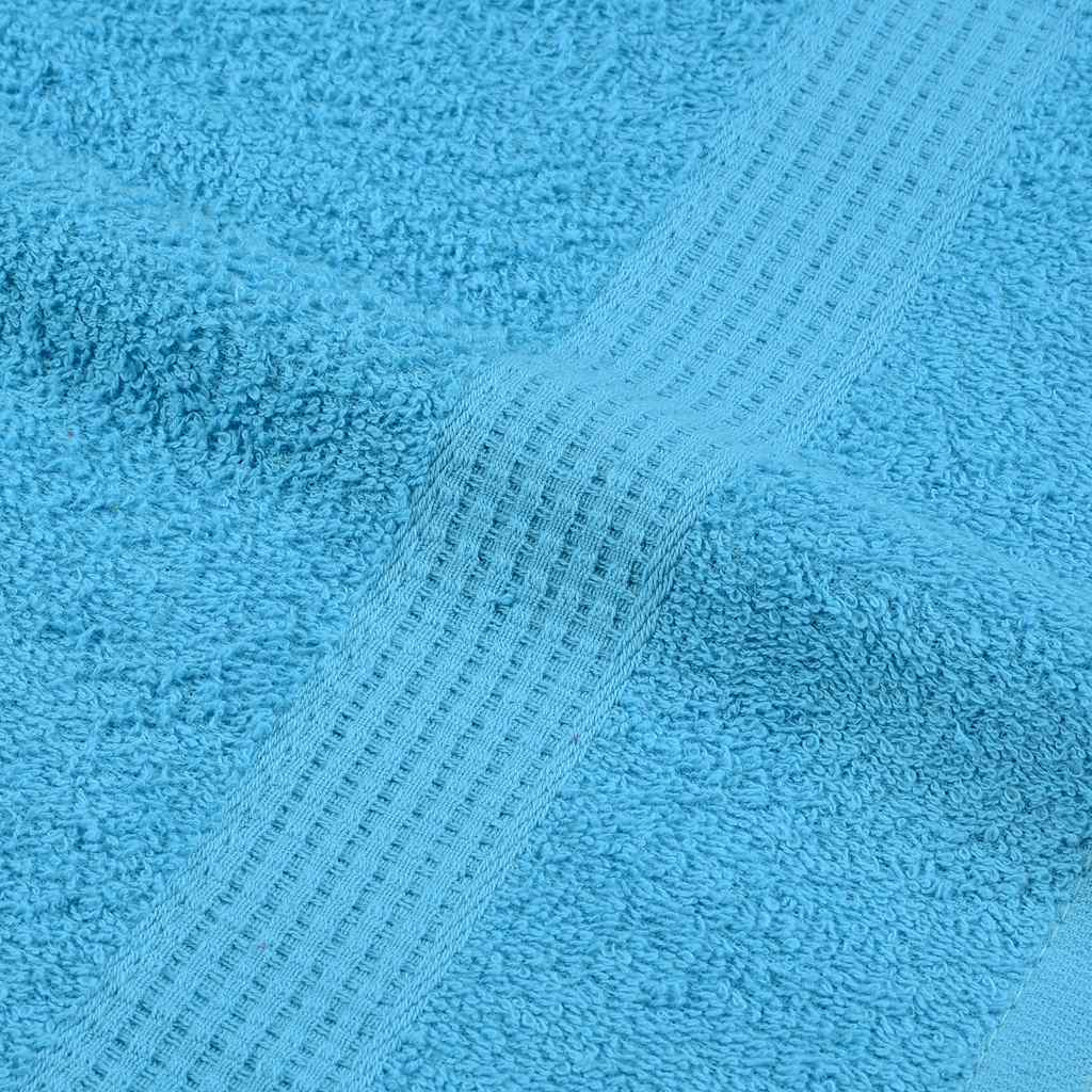 Douchehanddoeken FROGN 4 st 70x140 cm 360 g/m² turquoise is nu te koop bij PeponiXL, paradijselijk wonen!
