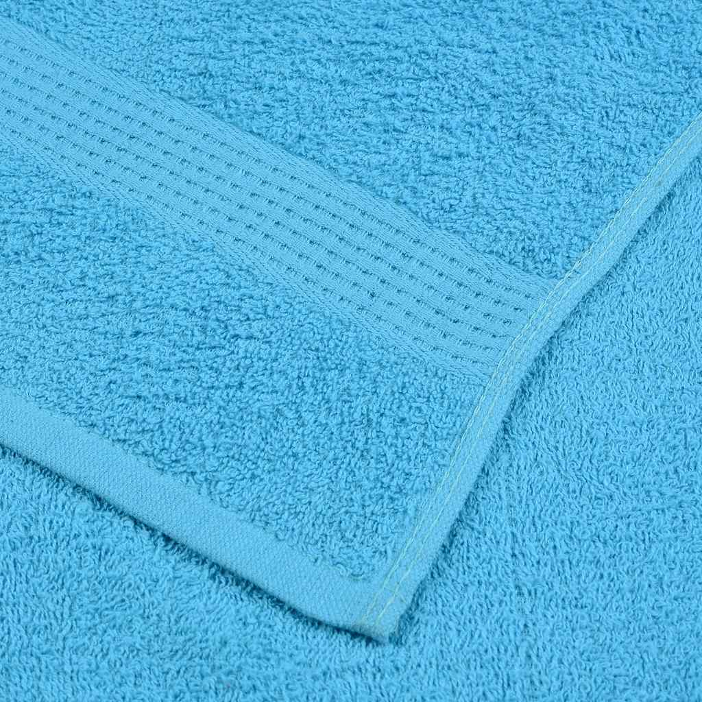 Douchehanddoeken FROGN 10 st 70x140 cm 360 g/m² turquoise is nu te koop bij PeponiXL, paradijselijk wonen!